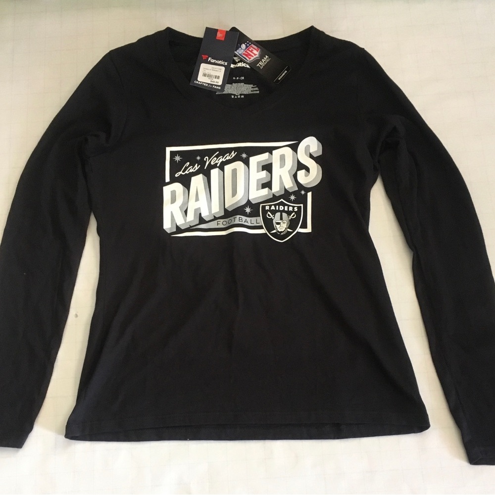 Women’s Raider’s Fanatics shirt.  New